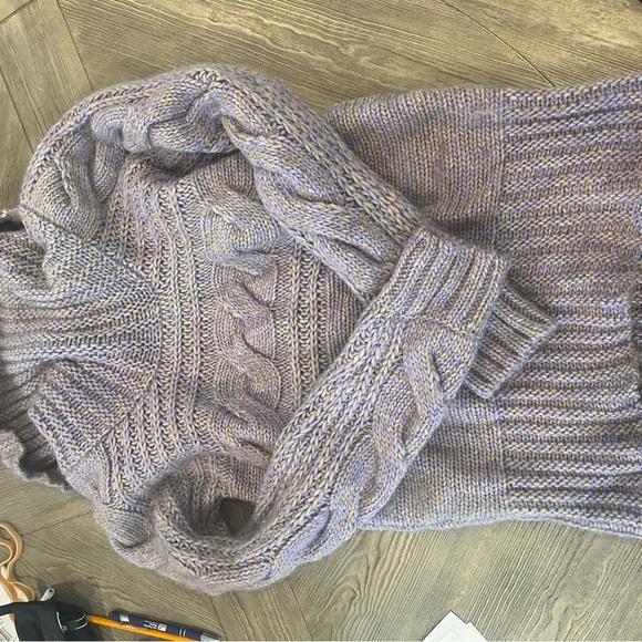 Esprit Purple Cowl Neck Sweater NWT - Picture 8 of 8